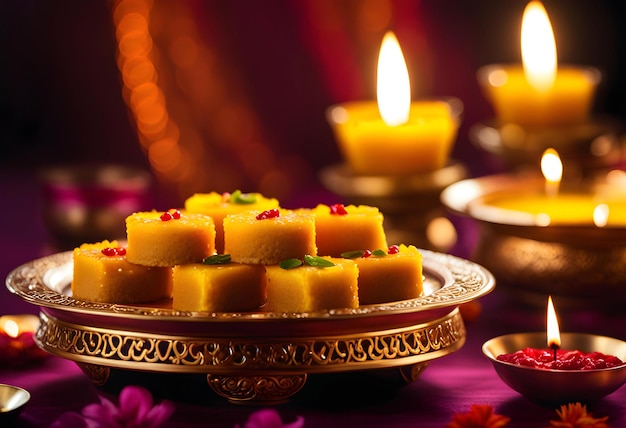 vacanza in fiore Diwali foto di sfondo per la pubblicità