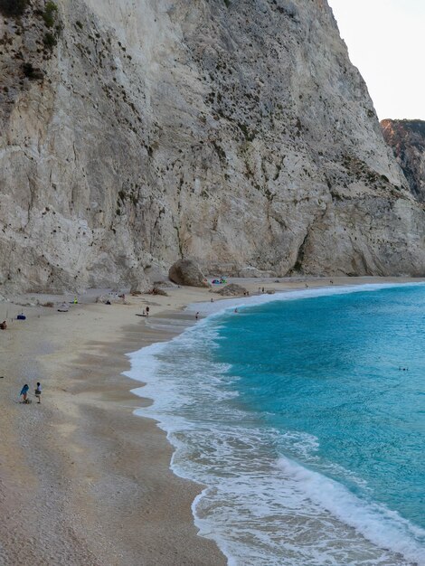 Vacanze estive delle spiagge dell'isola di Lefkada in Grecia