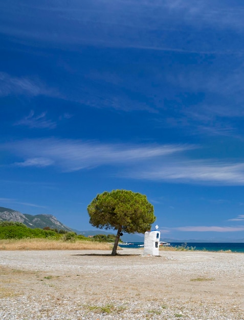 Vacanze nell'isola di Evia Eubea Grecia in una giornata di sole nel Mar Egeo in Grecia
