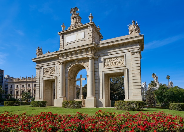 Valencia Puerta porta de la porta Mar piazza