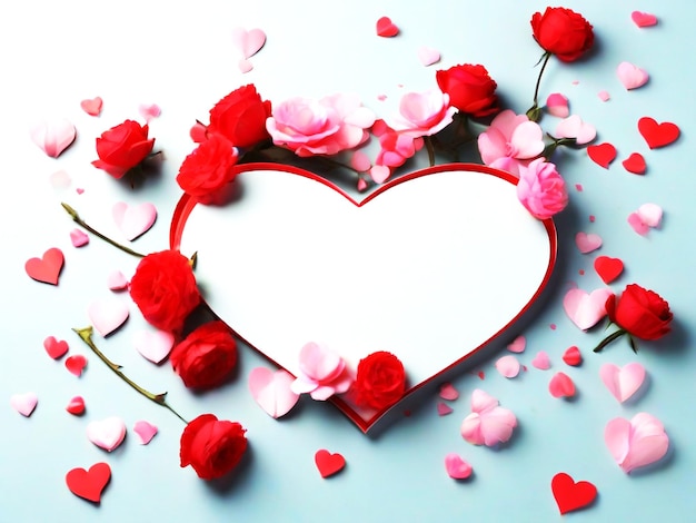 Valentine's day background banner design migliore qualità immagine carta da parati con cuore regalo d'amore
