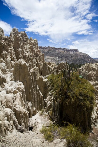 Valle de la luna in Bolivia