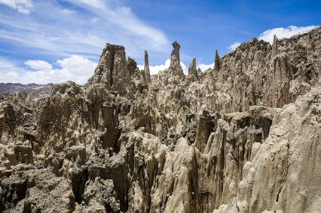 Valle de la luna in Bolivia