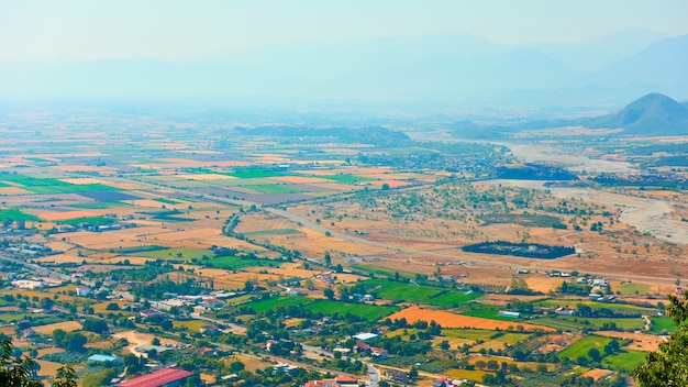 Valle in Tessaglia, Grecia. Paesaggio