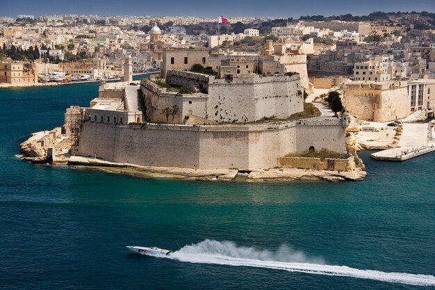 Valletta Grand Harbour Forte Sant'Angelo Malta