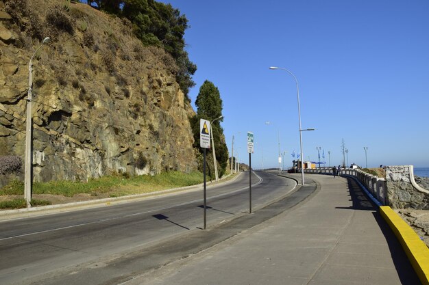 Valparaiso Cile 19 febbraio 2017 argine oceanico della città storica Valparaiso