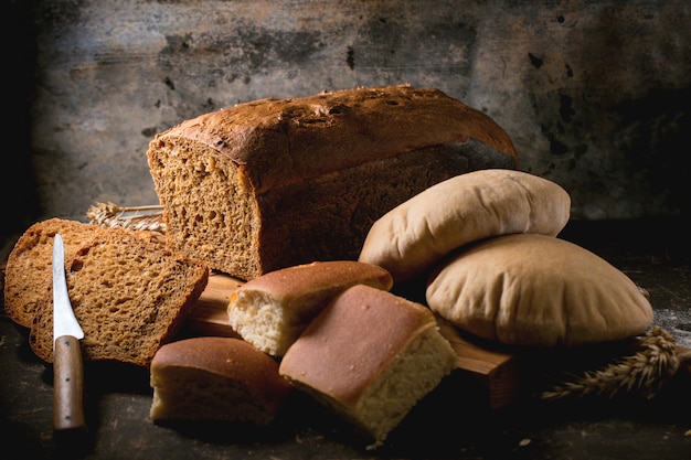 Variazione di pane fatto in casa