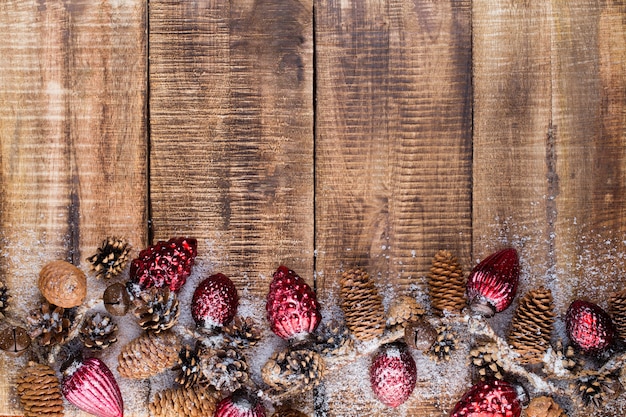 Varie decorazioni festive per il Natale