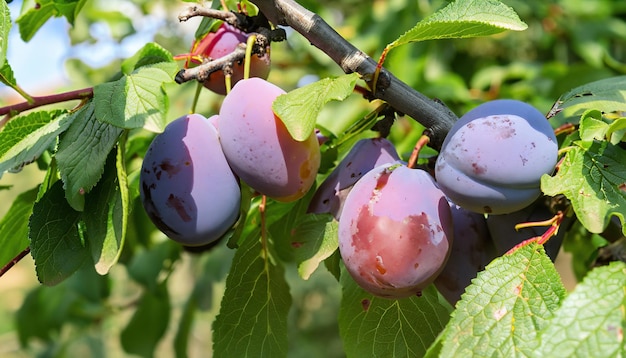 Varietà biologiche mature di prugne