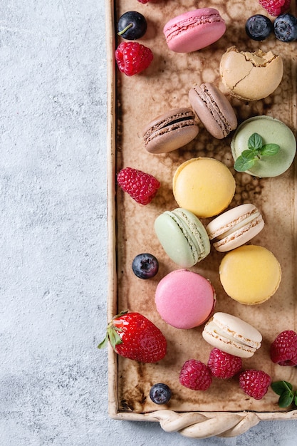 Varietà di amaretti da dessert francesi