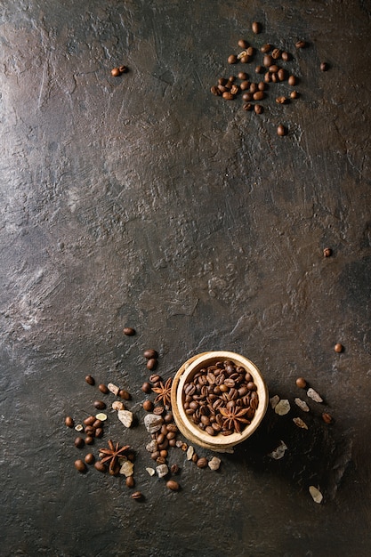 Varietà di caffè in grani