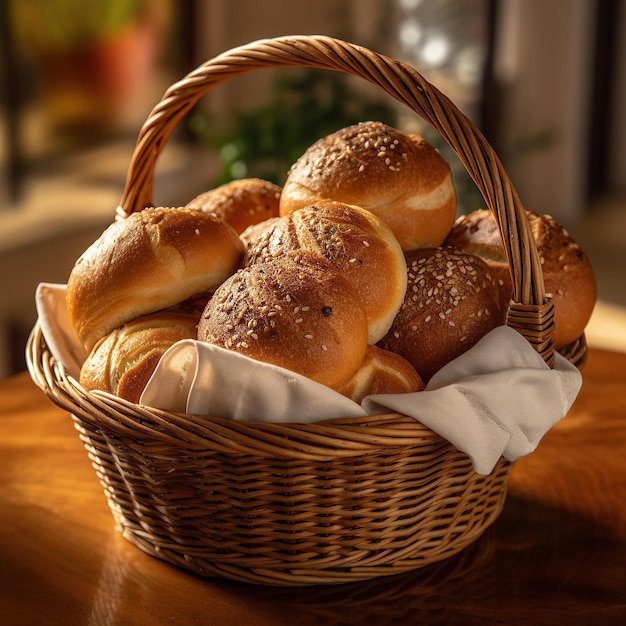 varietà di pane fresco da forno