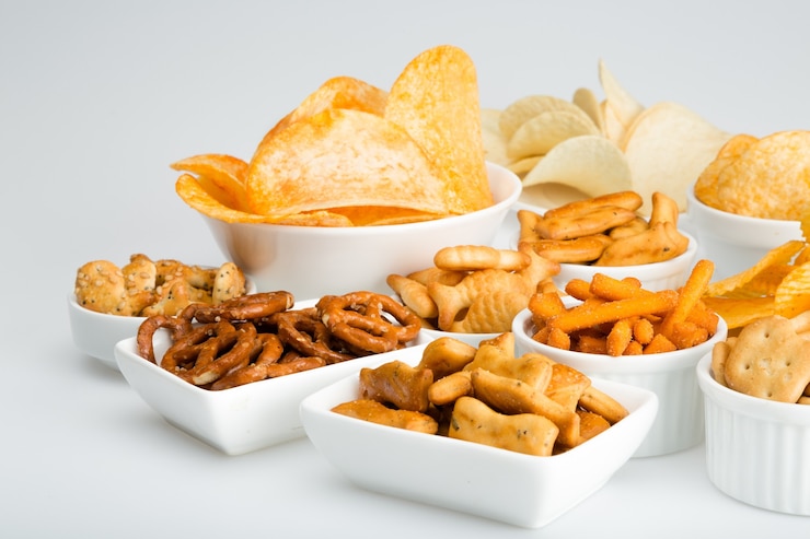 Foto varietà di snack
