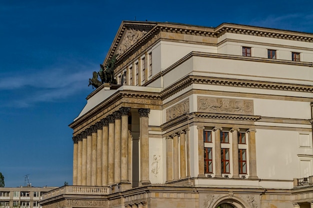 Varsavia Polonia Teatro Nazionale dell'Opera e edificio del Teatro Nazionale