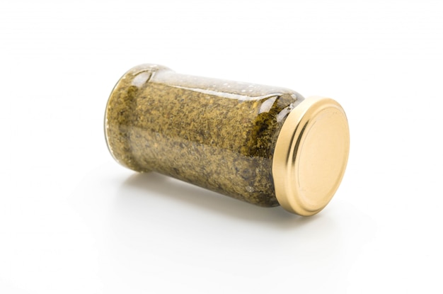 vaso di pesto al basilico