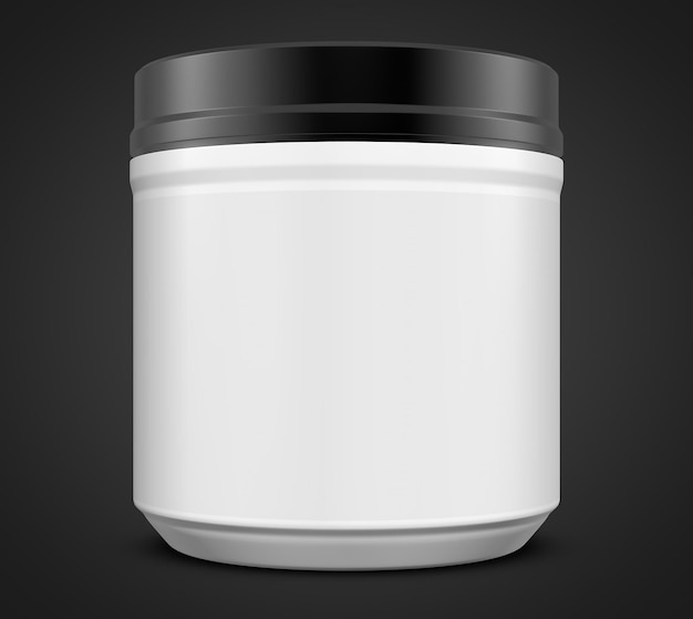 Vaso realistico mock up su sfondo bianco3D Rendering