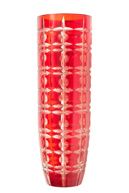 Vaso rosso isolato