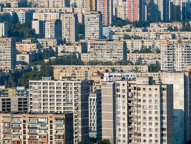 vecchi edifici sovietici vecchie case residenziali urbane sovietica distretto della città architettura dell'URSS