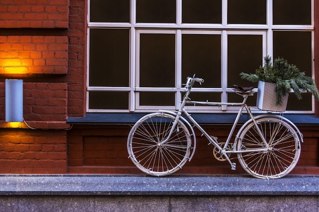 Vecchia bici nel centro storico. Mosca