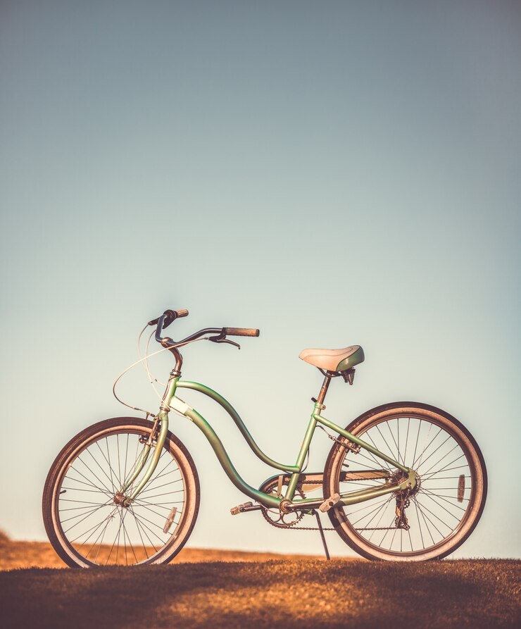Foto vecchia bicicletta retrò