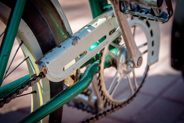 Vecchia bicicletta vintage Ucraina