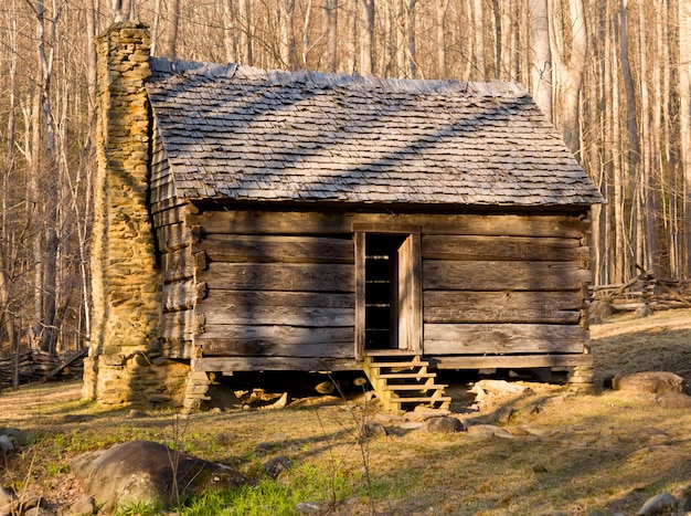 Vecchia cabina in Smoky Mountains