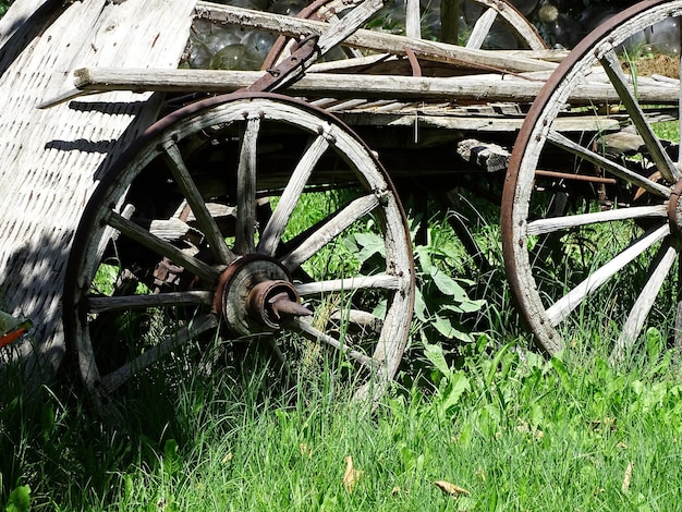 Vecchia carrozza classica carrozza usata in Turchia