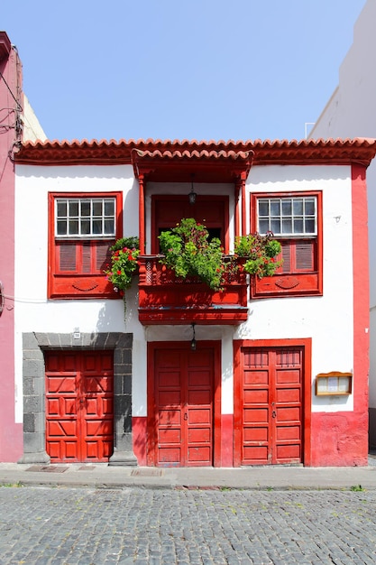 Vecchia casa con balcone a Santa Cruz de La Palma, Isole Canarie