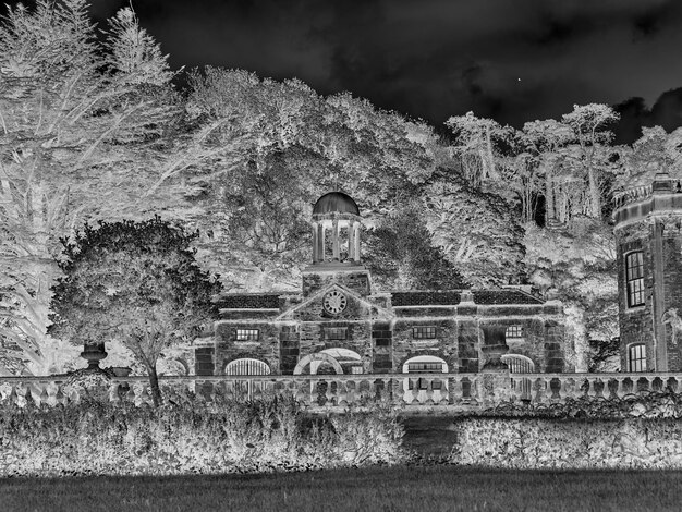 Vecchia casa in Irlanda Punti di vista europei Casa Bantry sfondo