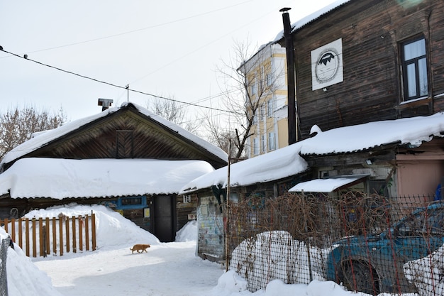 Vecchia casa storica. Nizhny Novgorod