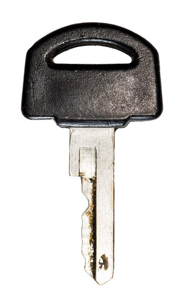 vecchia chiave di metallo, foto ad alta risoluzione
