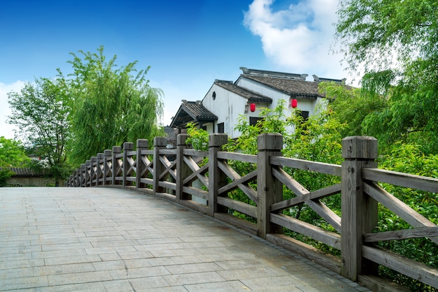 Vecchia città scenica storica Wuzhen, Cina