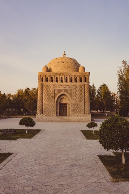 Vecchia costruzione del mausoleo di Samanid a Bukhara