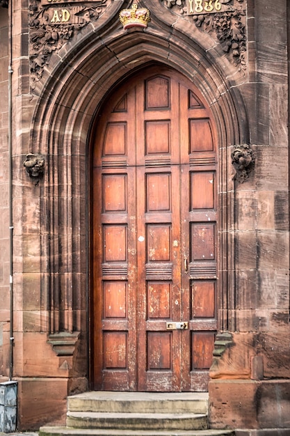Vecchia porta del Regno Unito