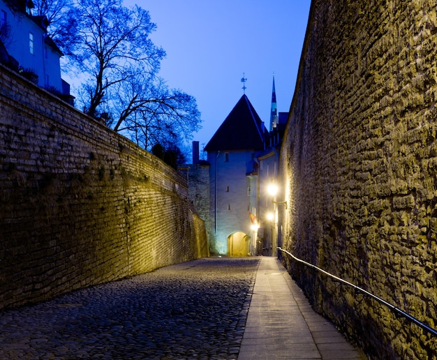 Vecchia strada a Tallinn