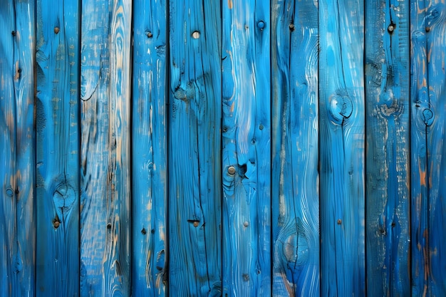 Vecchia struttura di parete di legno dipinta o sfondo Colori blu e bianco