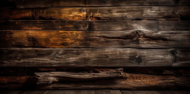 Vecchia struttura in legno catturata in stile fotografico da tavolo per un fascino artistico e rustico IA generativa