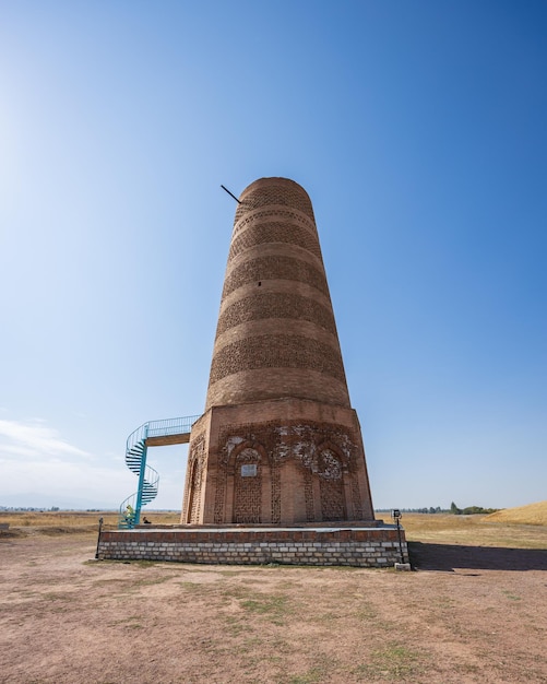 Vecchia torre Burana vista Kirghizistan