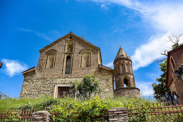 Vecchie fortificazioni a Sighnaghi la capitale della regione vinicola di Kakheti in Georgia Caucaso Alazani Valley