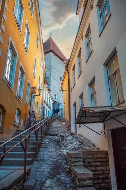 Vecchie strade del centro di Tallinn