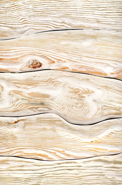 Vecchie tavole di legno dipinte di colore bianco