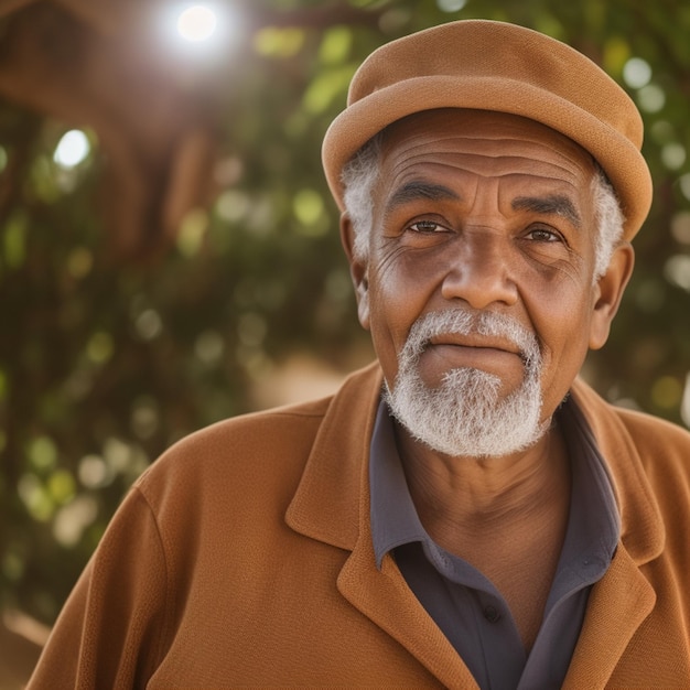 vecchio brasiliano con cappello