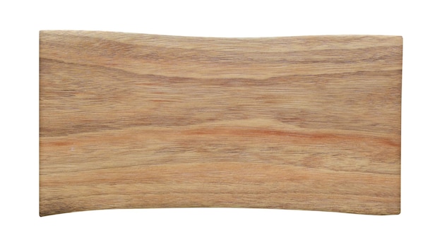 Vecchio cartello in legno isolato su sfondo bianco con tracciato di ritaglio