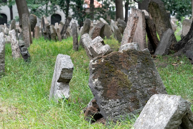 Vecchio cimitero ebraico a Praga