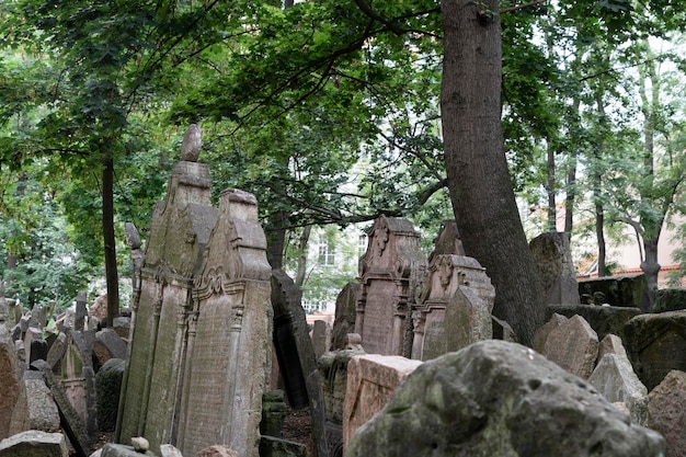 Vecchio cimitero ebraico a Praga