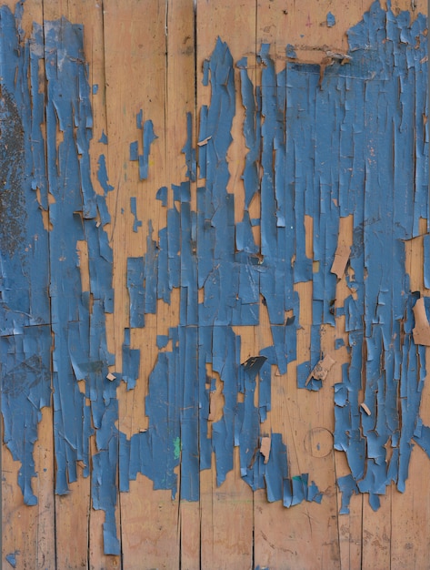 Vecchio fondo di legno blu rustico