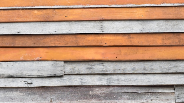 Vecchio fondo e struttura di legno della parete