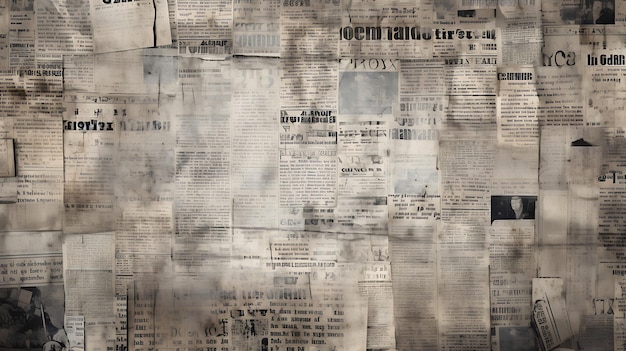 Vecchio giornale vintage sfondo di consistenza grunge carta retrò