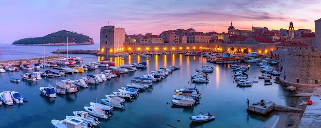 Vecchio porto di Dubrovnik Croazia