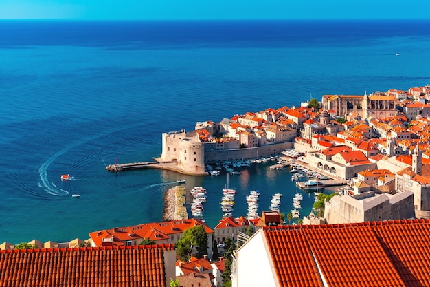 Vecchio porto di Dubrovnik Croazia